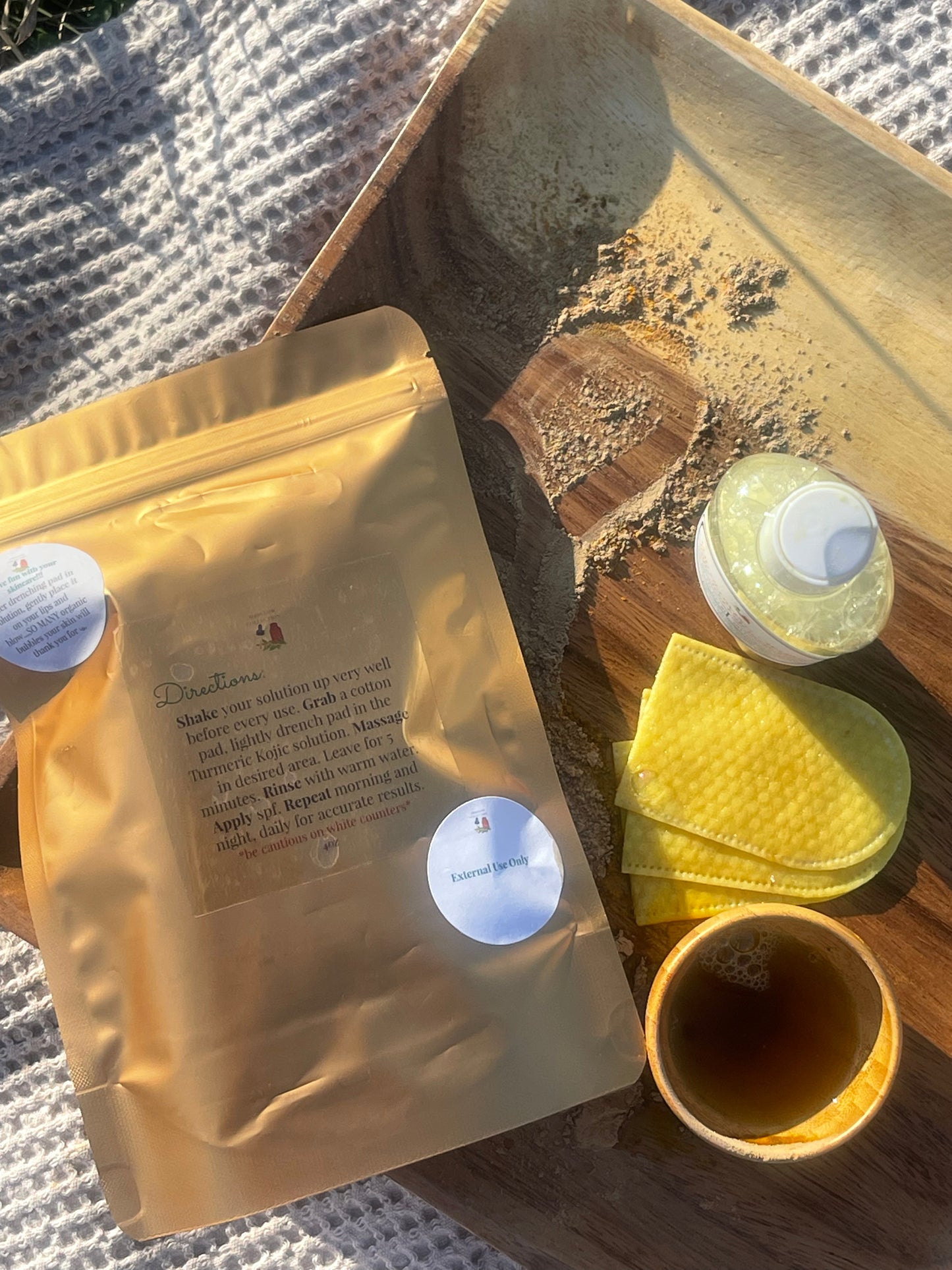 “ YOU GLOWING “ Turmeric Kojic Full Body Pads (25ct)